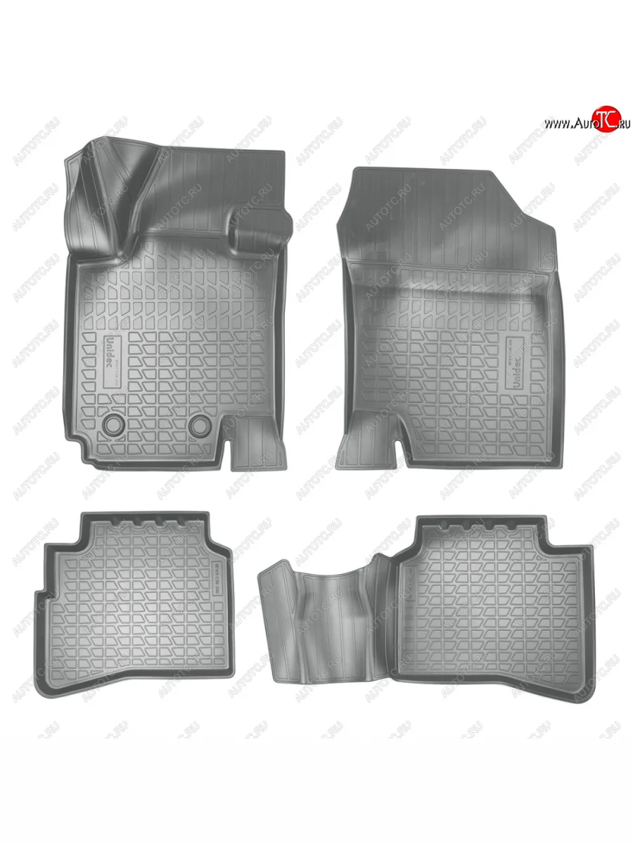 Коврики салонные Norplast JAC JS4 (2021-2025) (серый)  в Керчи Республика Крым