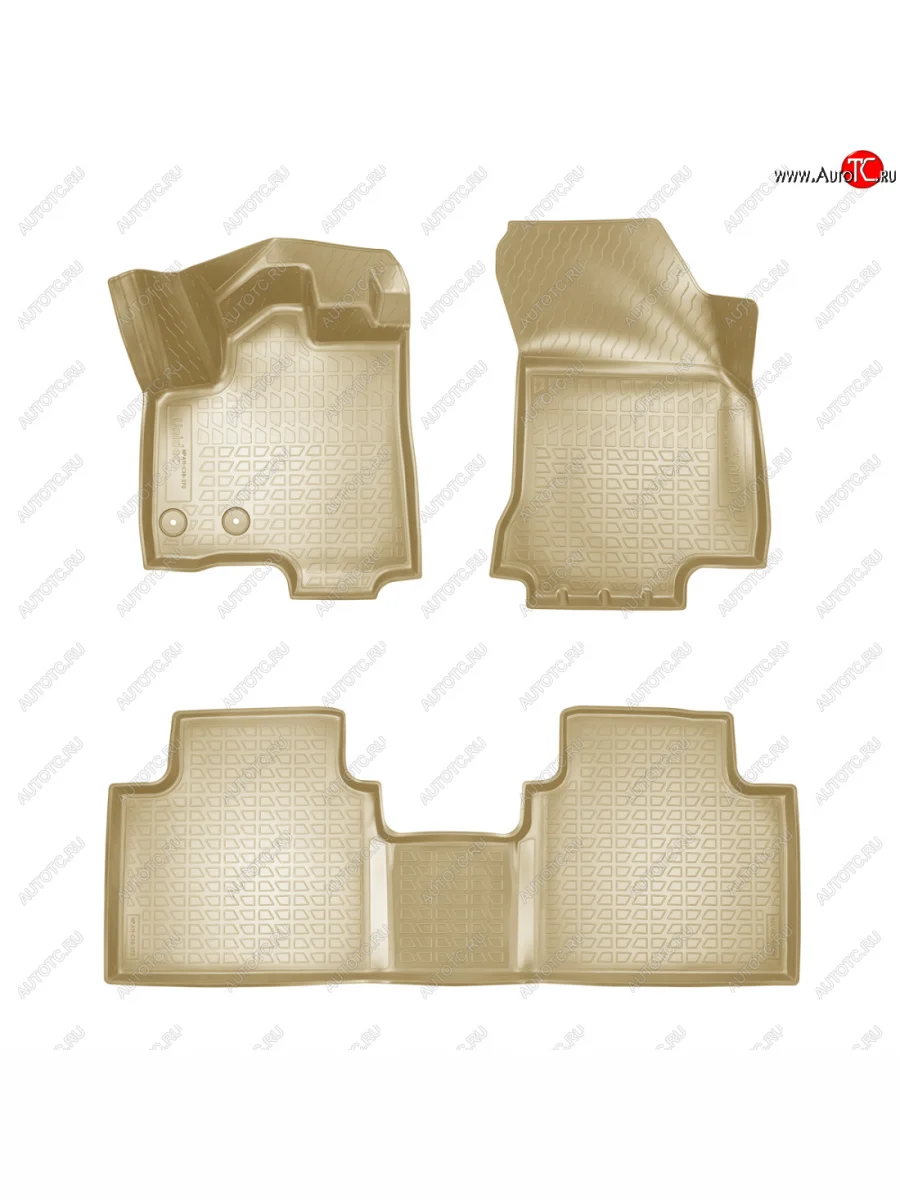 Коврики салонные Norplast JAC JS6 (2022-2025) (бежевый)  с доставкой в г. Керчь