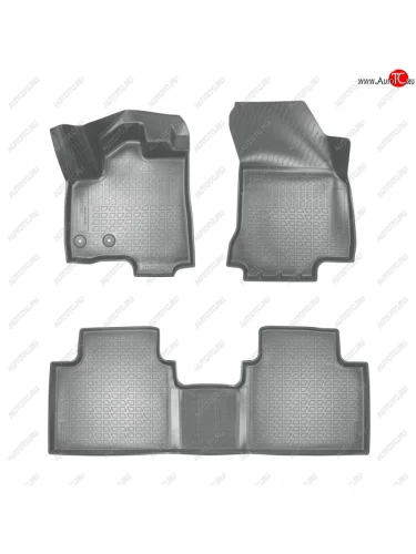 Коврики салонные Norplast (серый) JAC JS6 (2022-2025)