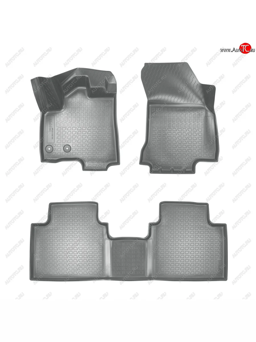 Коврики салонные Norplast JAC JS6 (2022-2025) (серый)  с доставкой в г. Керчь