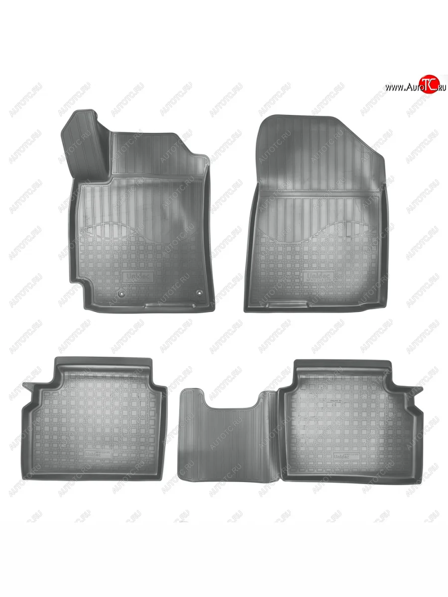 Коврики салонные Norplast KIA Cerato 4 BD дорестайлинг седан (2018-2021) (серый)  в Керчи Республика Крым