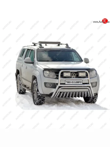  Передок высокий с полимерным покрытием d63.5, Техно Сфера Volkswagen Amarok (2009-2022) дорестайлинг, рестайлинг