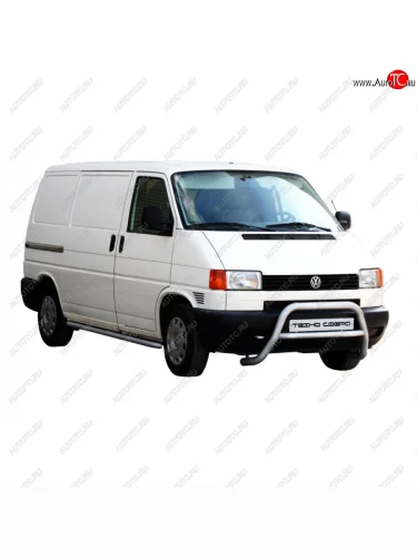 Передок с полимерным покрытием d63.5, Техно Сфера Volkswagen Transporter  T4 (1990-2003) дорестайлинг, рестайлинг
