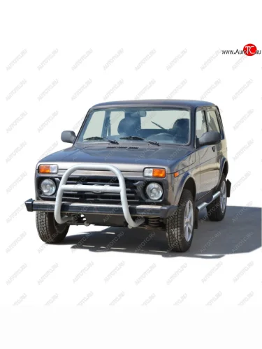 Передок бугель с полимерным покрытием, Техно Сфера Лада ВАЗ нива 4х4 2131 Урбан 3 дв. дорестайлинг (2014-2019)