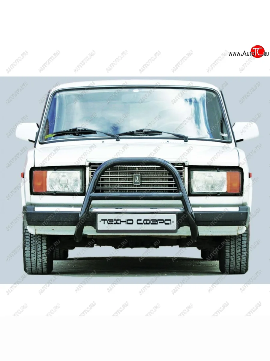 Передок с полимерным покрытием d51, Техно Сфера Лада ВАЗ 2105 (1979-2010) (Черный матовый)  в Керчи Республика Крым