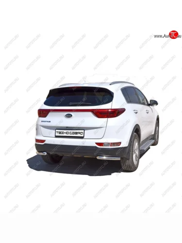 Пороги бумер алюминиевые с резинкой, Техно Сфера KIA Sportage ( 1 JA,  2 JE,KM,  3 SL,  4 QL,  5 NQ5) (1993-2025) дорестайлинг,  рестайлинг, рестайлинг