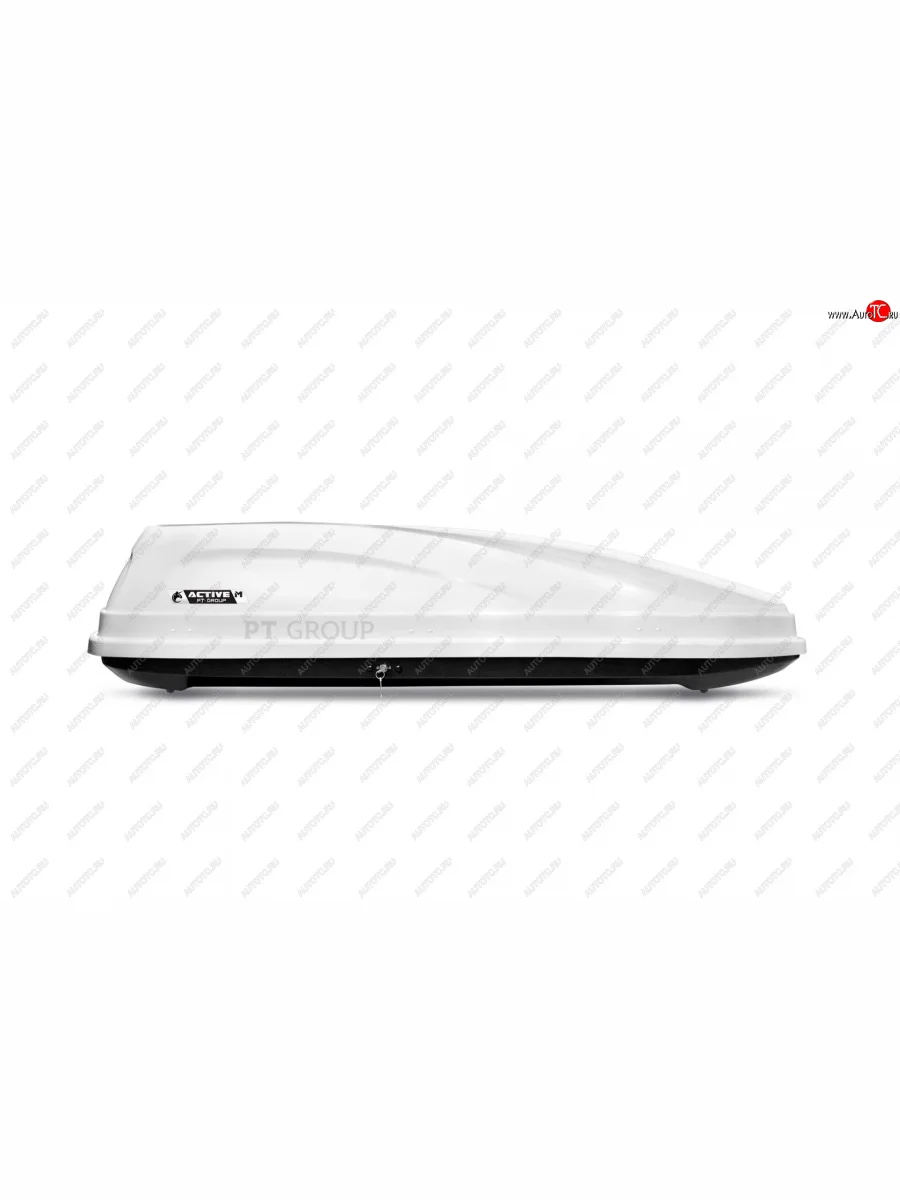 Автобокс PT GROUP (450л., 187х88х44, двустороннее открывание) Active M Lux белый Jeep Cherokee KL рестайлинг (2017-2020) (Белый)