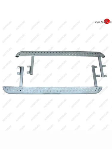 Пороги трофи с металлическим листом с полимерным покрытием, Техно Сфера Лада ВАЗ 2123 (Нива Шевроле) 1 рестайлинг (2009-2020)