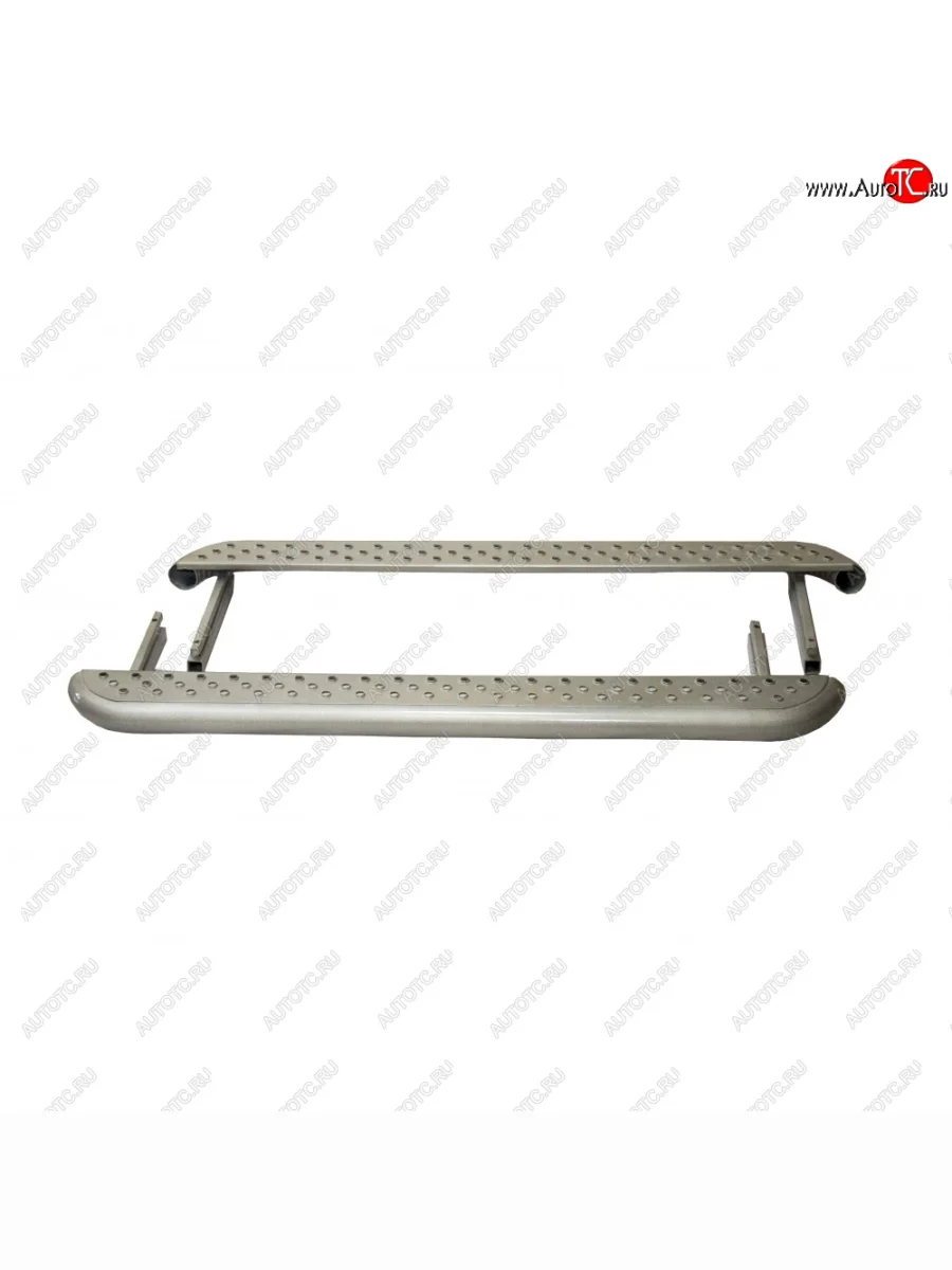 Пороги трофи с металлическим листом с полимерным покрытием, Техно Сфера Лада ВАЗ нива 4х4 2131 (Legend) 5 дв. 2-ой рестайлинг (2021-2025) (Черный глянец)  в Керчи Республика Крым