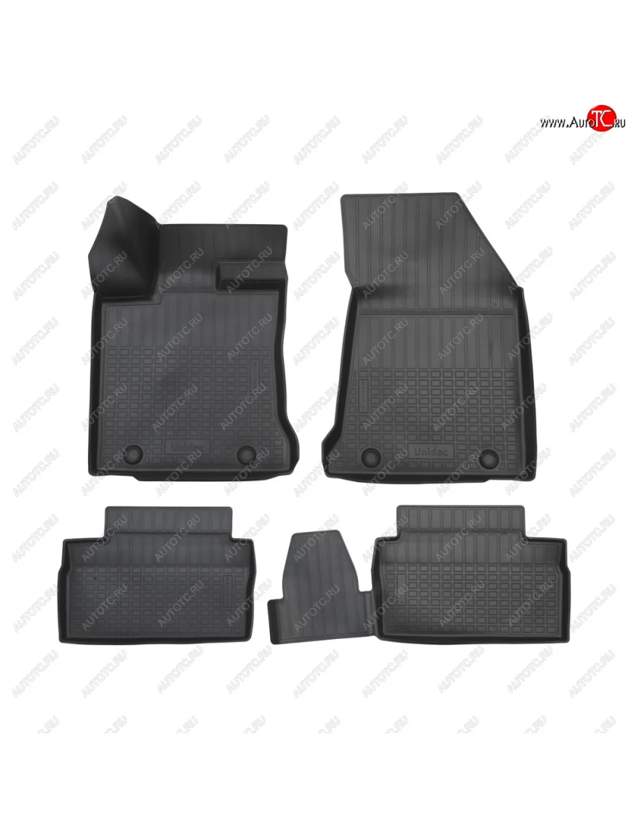 Коврики салонные Norplast Geely Emgrand X7 2-ой рестайлинг (2019-2021) (черный)  с доставкой в г. Керчь