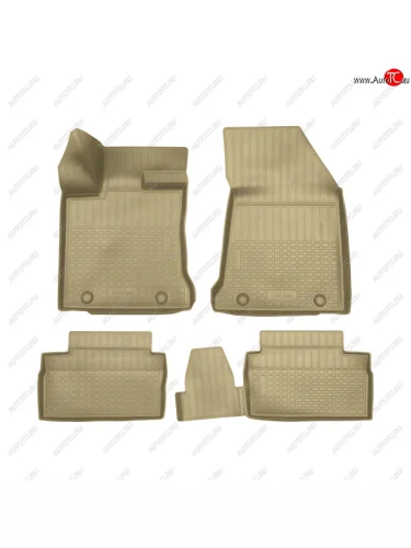 Коврики салонные Norplast (бежевый) Geely Emgrand X7 2-ой рестайлинг (2019-2021)