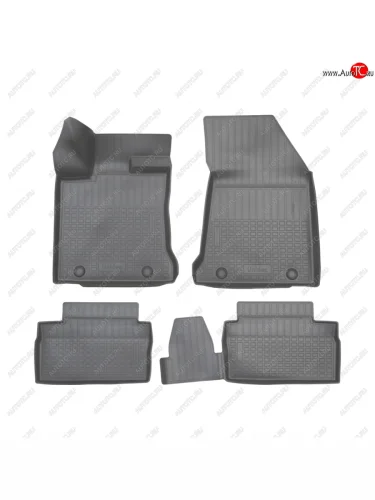 Коврики салонные Norplast (серый) Geely Emgrand X7 2-ой рестайлинг (2019-2021)