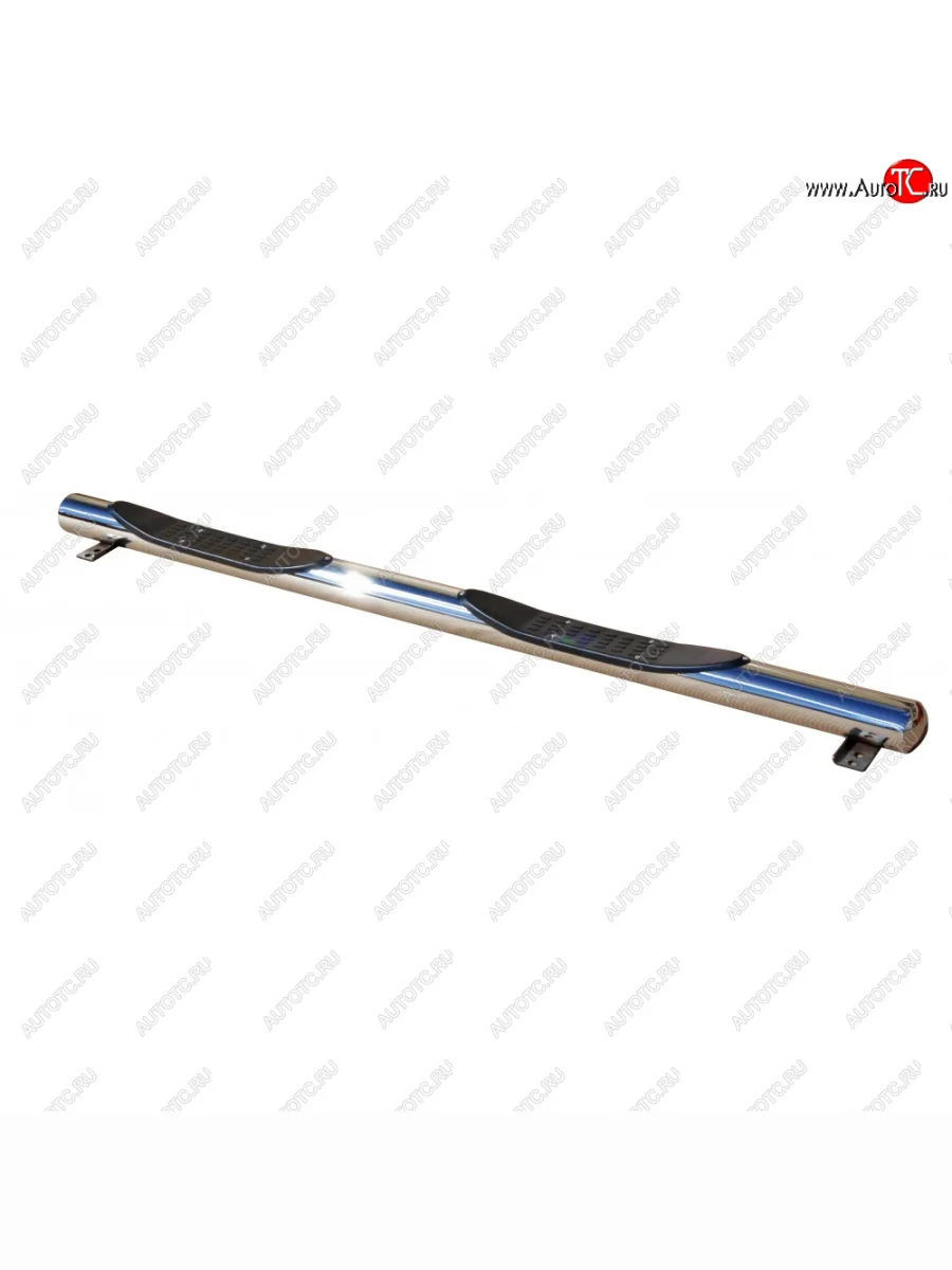 Пороги труба с проступью d76 нержавейка, Техно Сфера Лада ВАЗ нива 4х4 2131 (Legend) 5 дв. 2-ой рестайлинг (2021-2025) (Нержавейка)  в Керчи Республика Крым