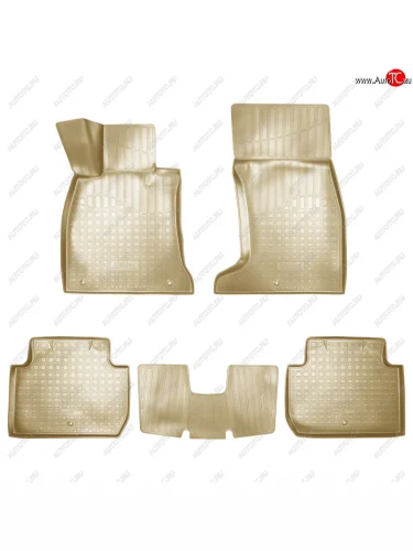 Коврики салонные Norplast (бежевый) KIA Stinger (2017-2025)