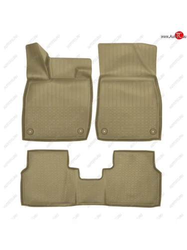 Коврики салонные Norplast (бежевый) Mazda Demio 4 DJ (2014-2019)