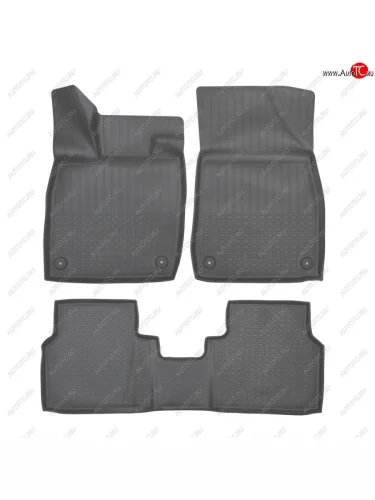 Коврики салонные Norplast (серый) Mazda Demio 4 DJ (2014-2019)