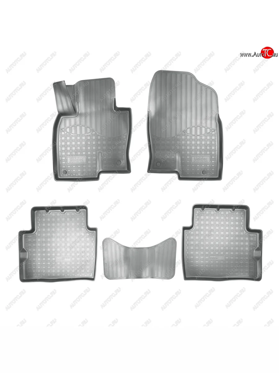 Коврики салонные Norplast Mazda CX-5 KF (2016-2025) (серый)  в Перми Пермском крае