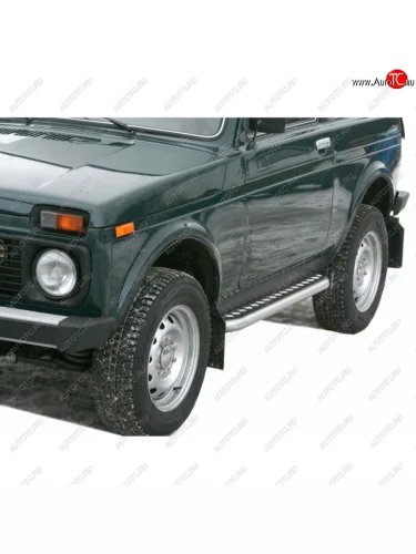 Пороги с алюминиевым листом с полимерным покрытием, Техно Сфера Лада ВАЗ нива 4х4  2131 (1993-2025) 5 дв. дорестайлинг, Урбан 3 дв. дорестайлинг, Урбан 5 дв. дорестайлинг, 5 дв. 1-ый рестайлинг, Урбан 5 дв. рестайлинг, (Legend) 5 дв. 2-ой рестайлинг