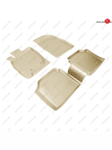 Коврики салонные (бежевый) (бежевый) Mitsubishi Galant 9 седан (2004-2009)