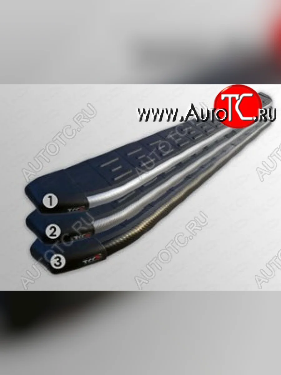 Порожки для ног TCC Tюнинг Chevrolet Captiva 1-ый рестайлинг (2011-2013) (карбон черный)  в Самаре Самарской области