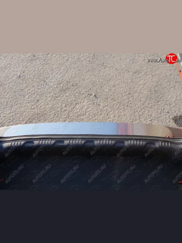 Накладка на задний бампер ТСС Тюнинг (лист шлифованный) Ford EcoSport дорестайлинг (2013-2019)