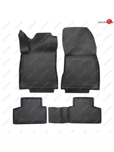 Коврики салонные Norplast (черный) Mercedes-Benz GLB-Class X247 (2019-2025)