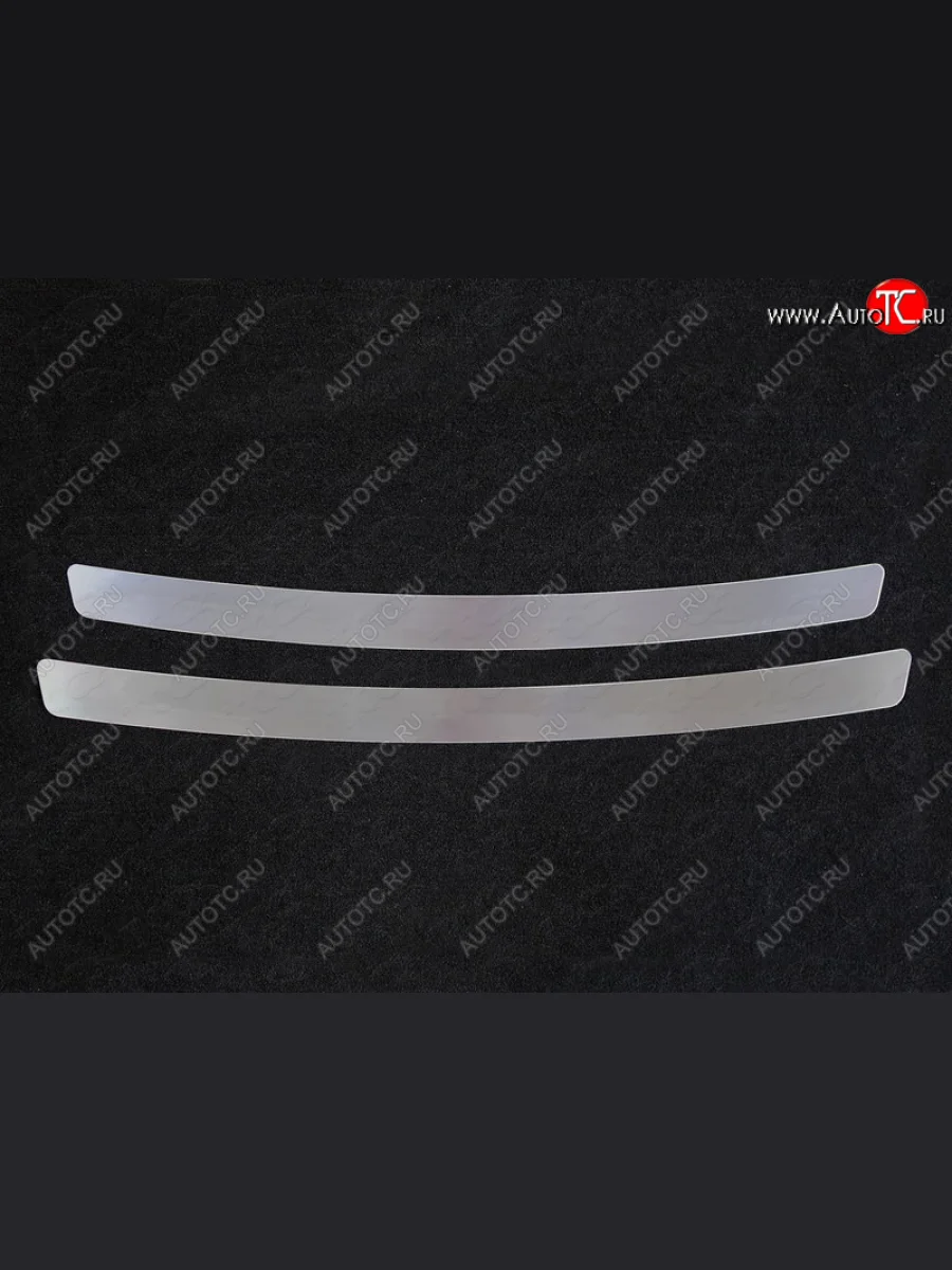 Накладка на задний бампер ТСС Тюнинг Hyundai Solaris RBr седан рестайлинг (2014-2017) (Лист шлифованный)  с доставкой в г. Пермь