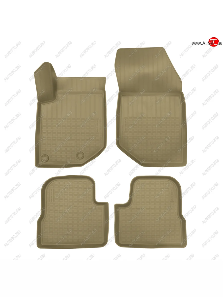 Коврики салонные Norplast Opel Mokka (2020-2025) (бежевый)  в Самаре Самарской области