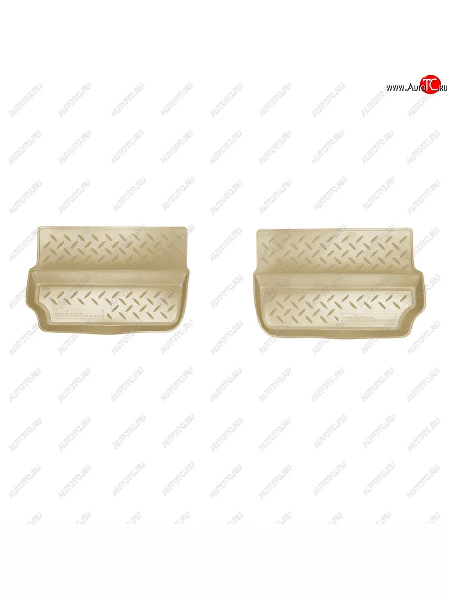 Коврики салонные Norplast Opel Zafira В дорестайлинг (2005-2008) (бежевый 3 ряд)  в Керчи Республика Крым