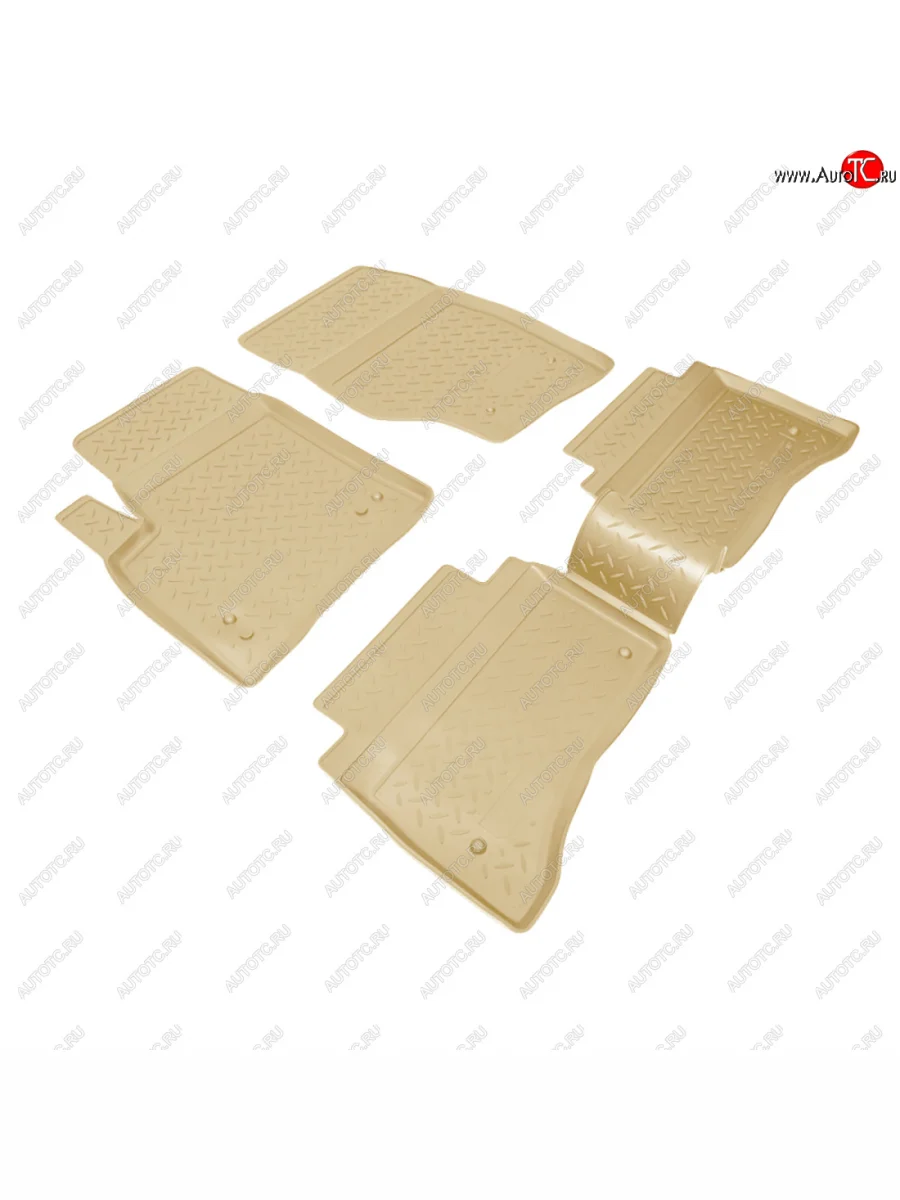 Коврики салонные Norplast Porsche Cayenne 957 (2007-2010) (бежевый)  с доставкой в г. Керчь