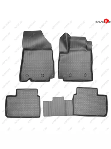 Коврики салонные Norplast (черный 3D) Renault Arkana (2019-2025)