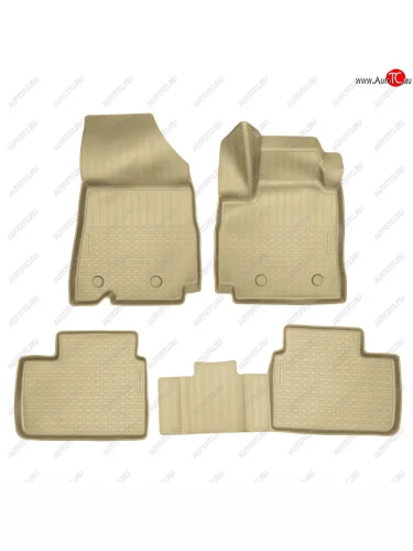 Коврики салонные Norplast (бежевый) Renault Arkana (2019-2025)
