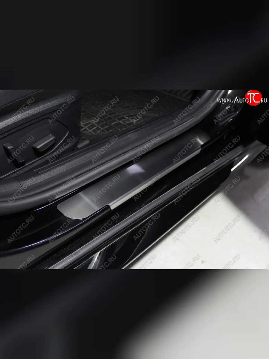 Накладки на пороги ТСС Тюнинг Hyundai Sonata DN8 (2019-2022) (Лист шлифованный)  в Керчи Республика Крым