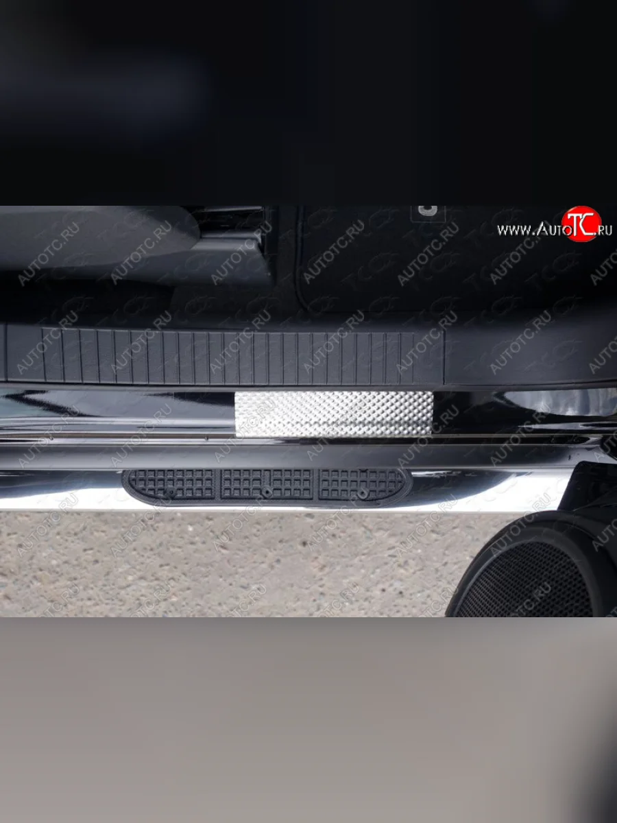 Накладки порожков салона ТСС Тюнинг Jeep Compass MK рестайлинг (2011-2015) (Лист декоративный)  в Самаре Самарской области