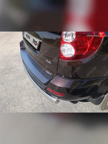 Накладка на задний бампер декоративная, ТСС Тюнинг (Декоративная) Great Wall Hover H5 (2010-2017)