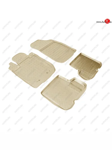 Коврики салонные Norplast (бежевый) Renault Sandero 1 (2009-2014)