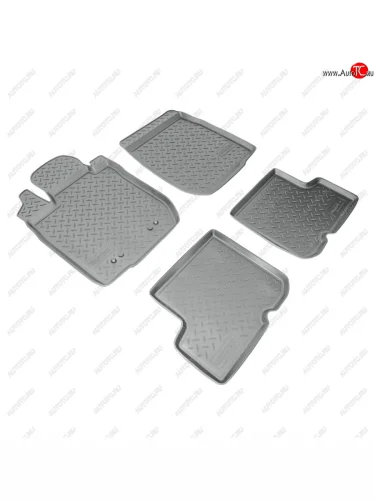 Коврики салонные Norplast (серый) Renault Sandero 1 (2009-2014)