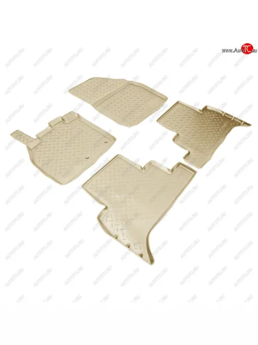 Коврики салонные Norplast (бежевый) Renault Scenic 3 (2009-2012)