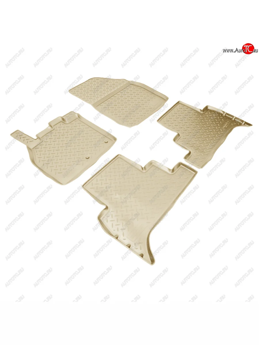 Коврики салонные Norplast Renault Scenic 3 (2009-2012) (бежевый)  в Керчи Республика Крым