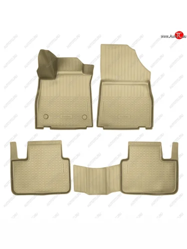Коврики салонные Norplast  3D (бежевый) Renault Talisman универсал дорестайлинг (2015-2020)