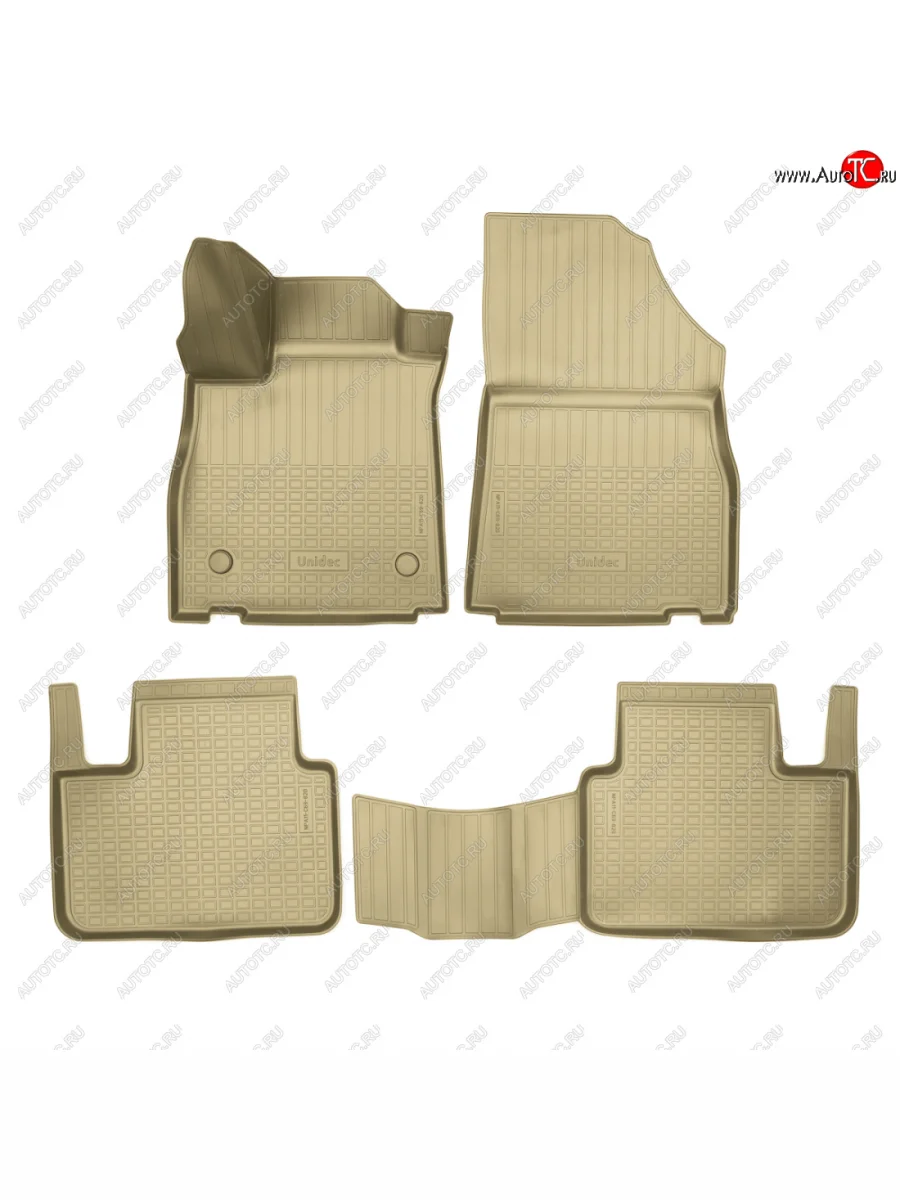 Коврики салонные Norplast  3D Renault Talisman седан дорестайлинг (2015-2020) (бежевый)  в Керчи Республика Крым