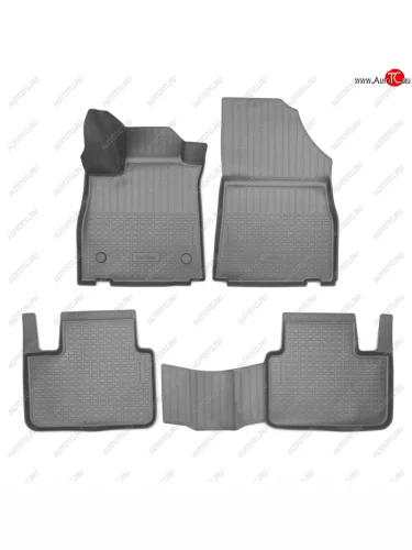 Коврики салонные 3D Norplast (серый) Renault Talisman универсал дорестайлинг (2015-2020)