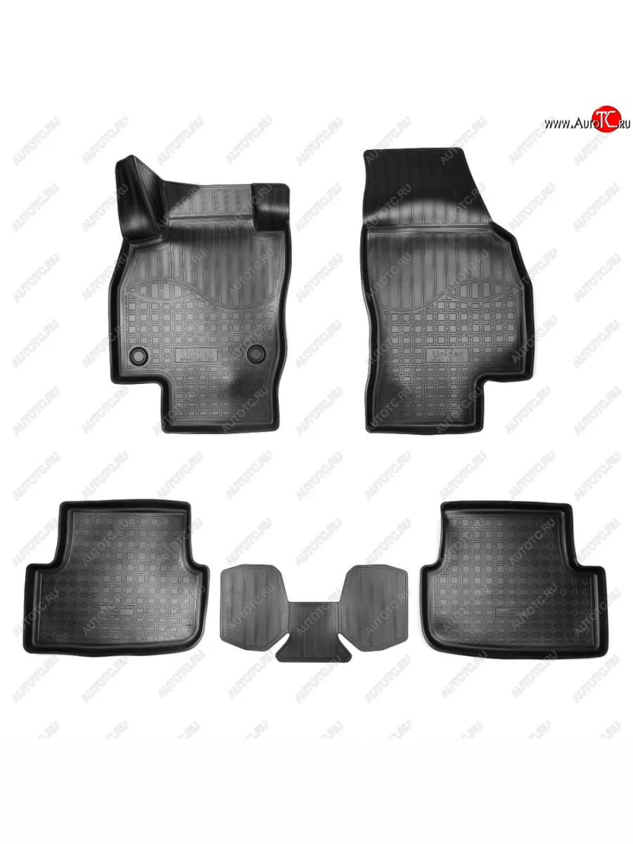 Коврики салонные 3D Seat Arona (2017-2025) (черный)  в Керчи Республика Крым