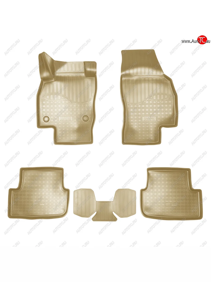 Коврики салонные Norplast 3D Seat Arona (2017-2025) (бежевый)  в Перми Пермском крае