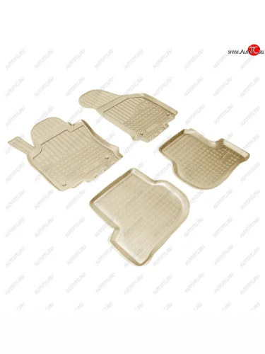 Коврики салонные Norplast (бежевый) Skoda Octavia A5 дорестайлинг универсал (2004-2008)