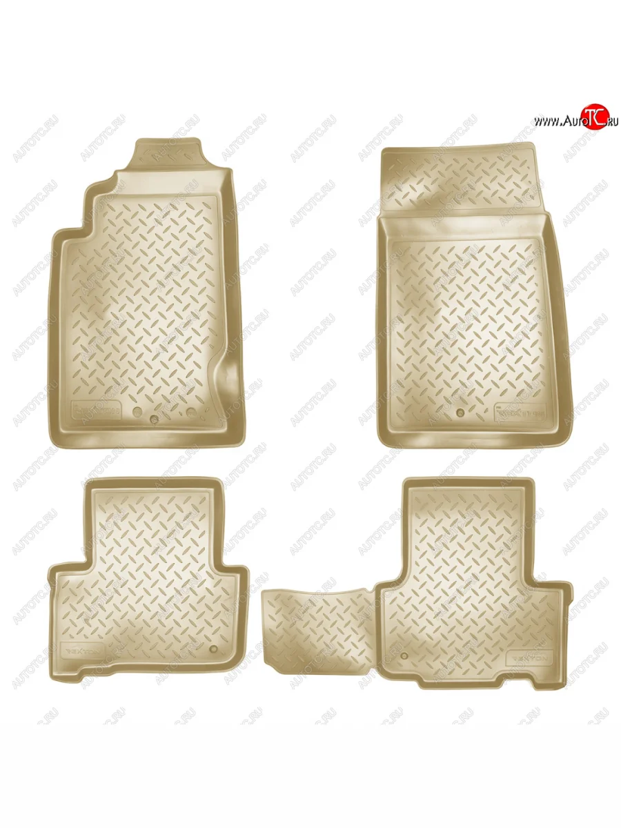 Коврики салонные Norplast SSANGYONG Rexton Y290 (2012-2017) (бежевый)  с доставкой в г. Керчь
