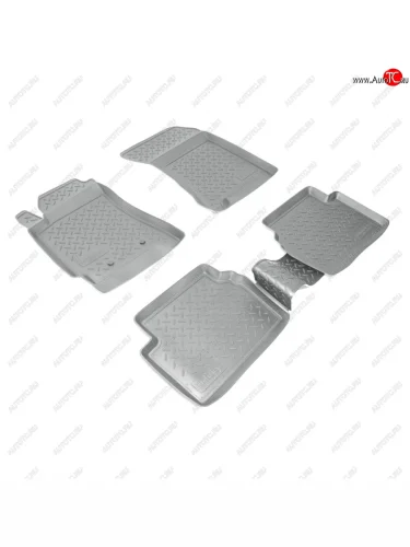 Коврики салонные Norplast (серый) Subaru Forester SG дорестайлинг (2002-2005)