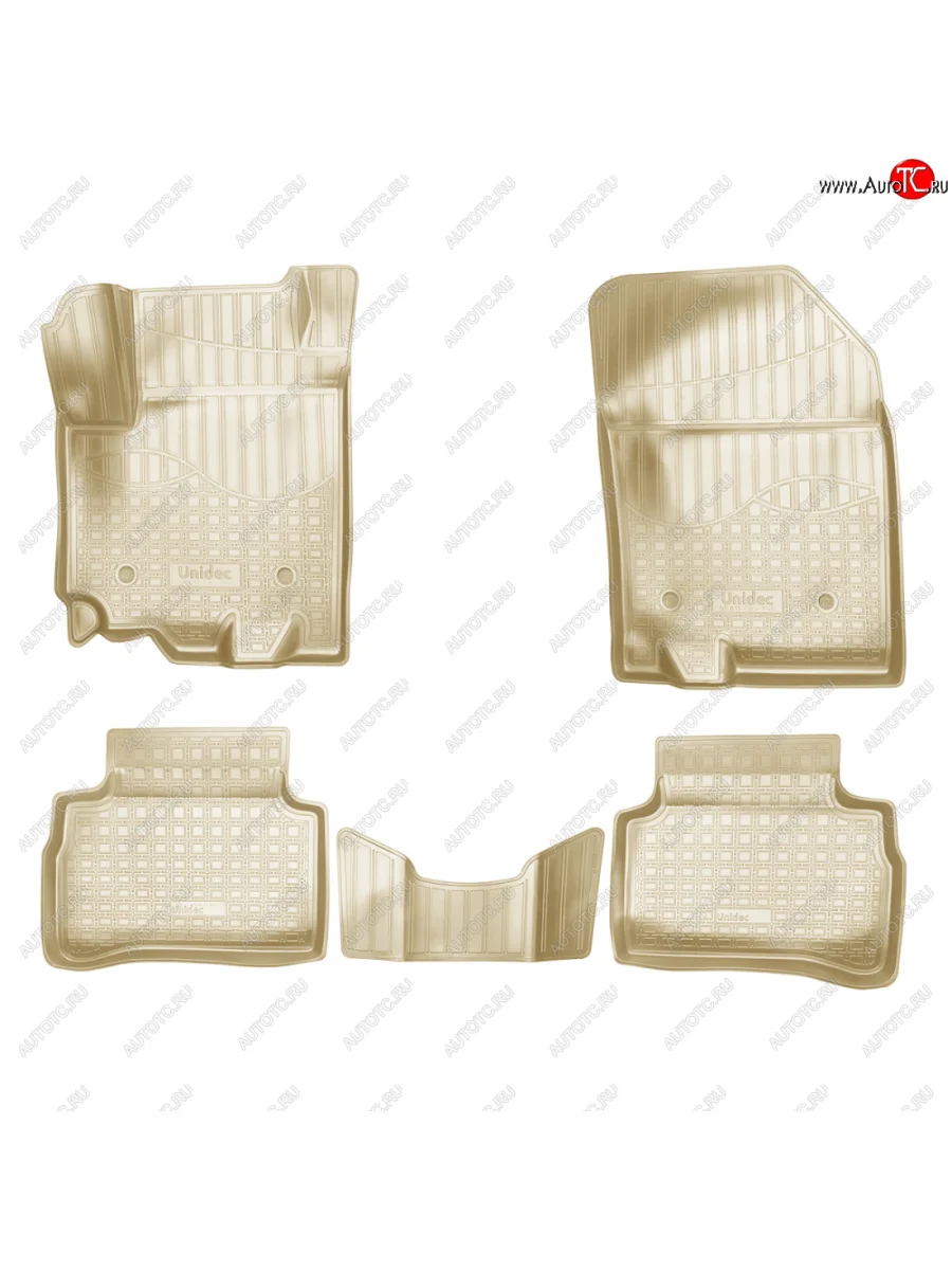 Коврики салонные 3D Norplast Suzuki Vitara LY дорестайлинг (2015-2019) (бежевый)  в Самаре Самарской области