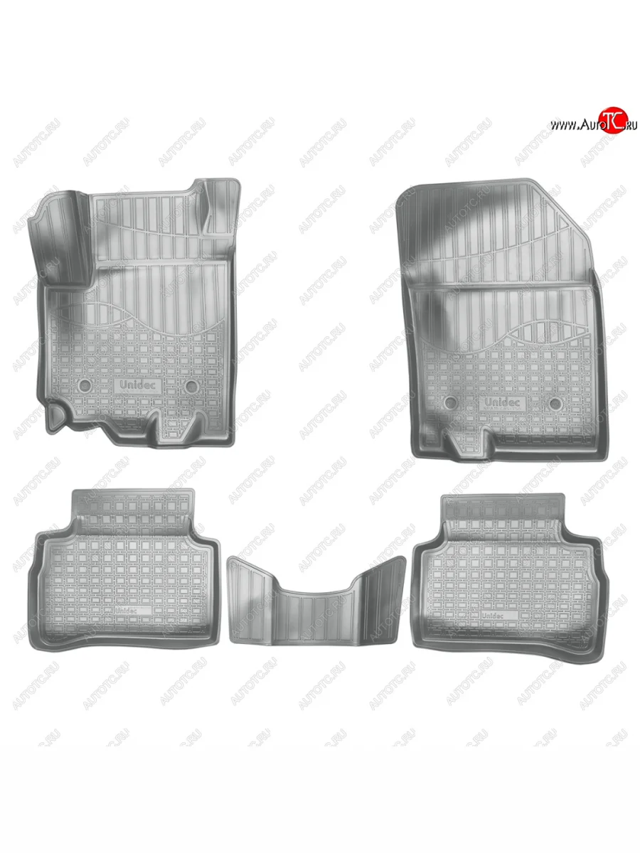 Коврики салонные 3D Norplast Suzuki Vitara LY дорестайлинг (2015-2019) (серый)  в Воронеже Воронежской области