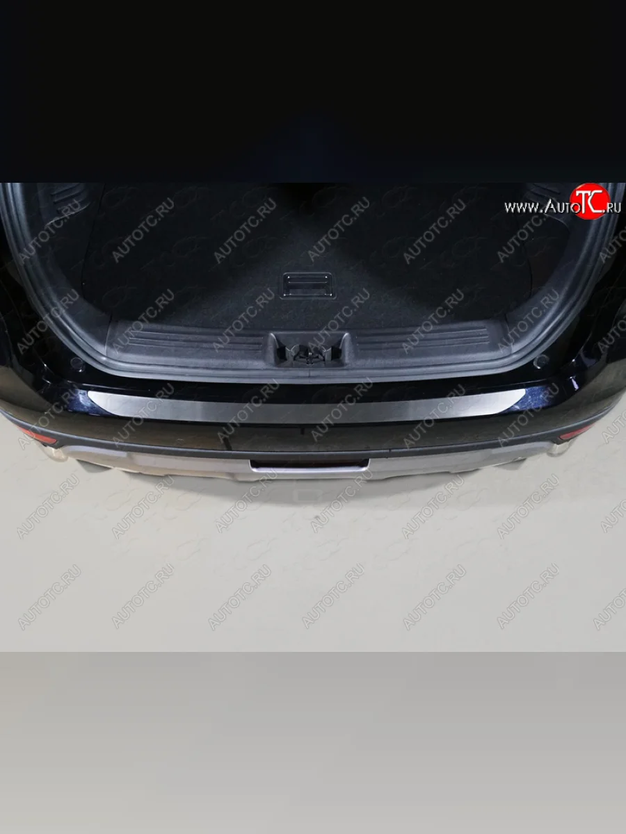 Накладка на задний бампер лист шлифованный, ТСС Тюнинг Geely Atlas NL3 (2016-2022)  с доставкой в г. Пермь